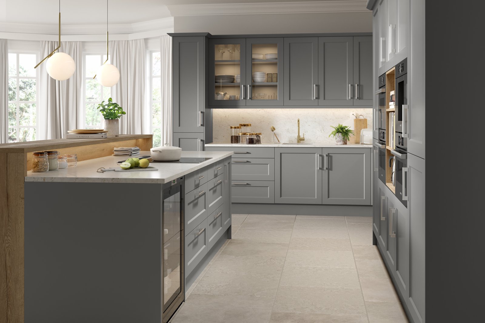 Richmond kitchen in Supermatt Dust Grey